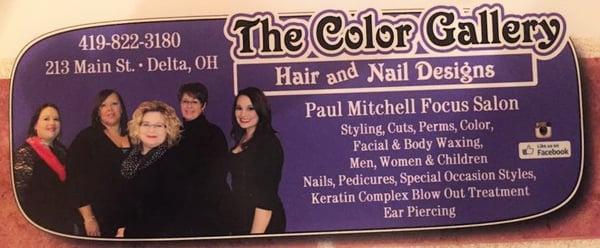 The Color Gallery Hair and Nail Designs
