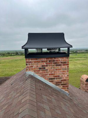 Chimney caps and add curb appeal to your home and have added protection to your fireplace and chimney.