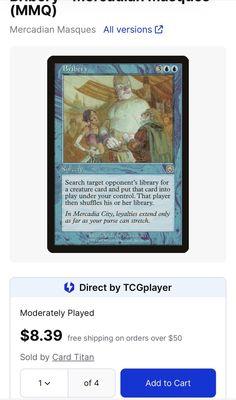 Card talked about in review. Without any play, fresh from a pack, the price is about 10$.