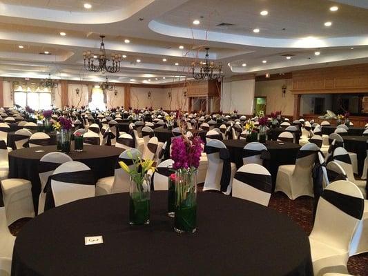 Centerpieces for local high school prom