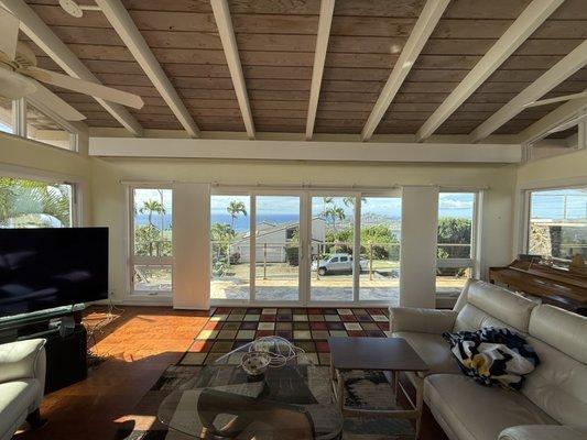 ALTA window fashions sliding track panel shades