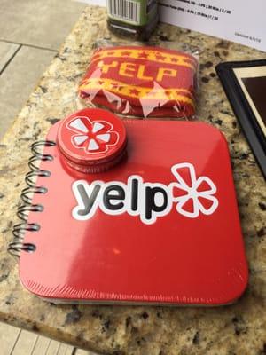 Yelp swag!