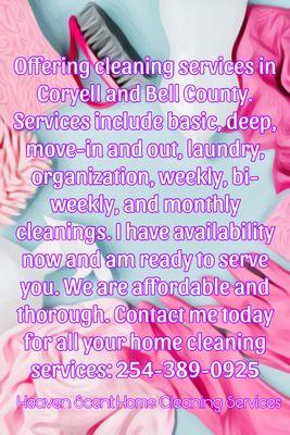 Heaven Scent Home Cleaning Services