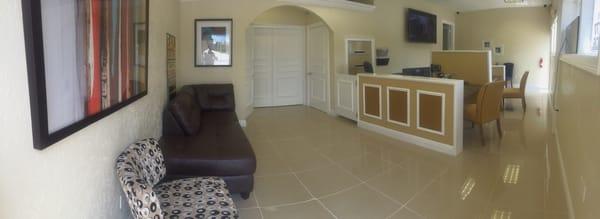 Newly renovated lobby at 420 Bail Bonds