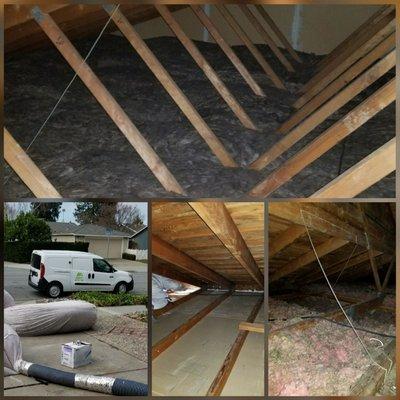 911 install insulation San Jose ca before and after