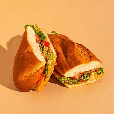 NYC Style Chicken Chop Cheese Sandwich