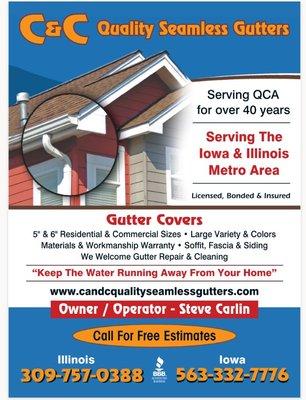 C & C Quality Seamless Gutters