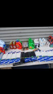 Cleaning supply's and thermals