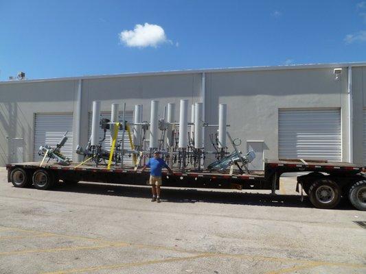 Pre building our antenna mounts makes for quality installations and rapid deployment while minimizing service impact for our customers