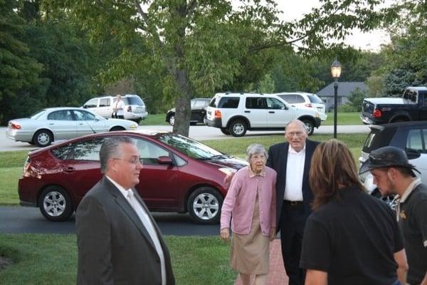 A very special anniversary couple at our company launch in 2009!