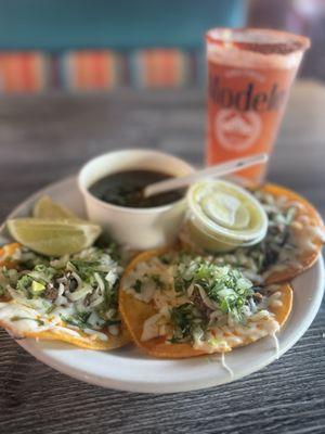 3 Quesabirria Tacos