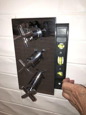 Notice how level is off