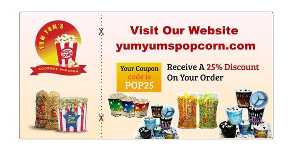 25% Discount on online orders.