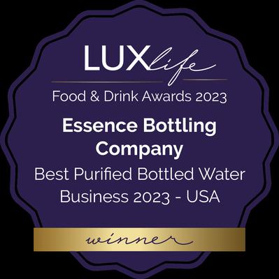 Thank you LUX Life for the honor of being selected as the Best Purified Bottled Water Business in the US for 2023.We are humbled and honored