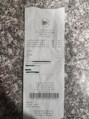 Notice the time stamp.