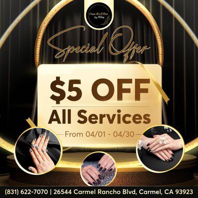 $5 OFF All Services