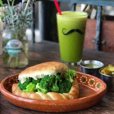 Vegan Broccoli empanada