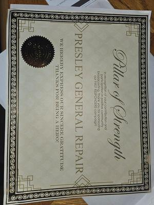 Presley General Repair