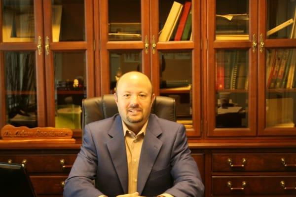 Dr. Adam Rechtman in his Chamblee, Ga office. Chiropractic and Massage therapy is available 5 days a week from 630am-7pm.