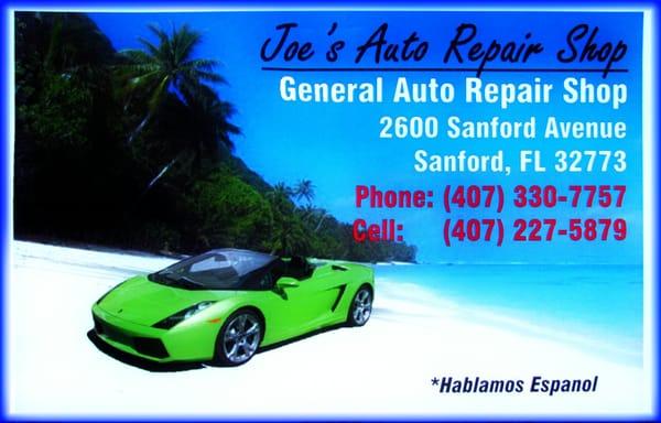 Joe's Auto Repair