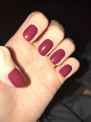 Basic manicure-great job!
