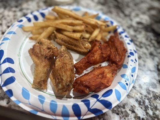 Lemon pepper and Cajun w/fries