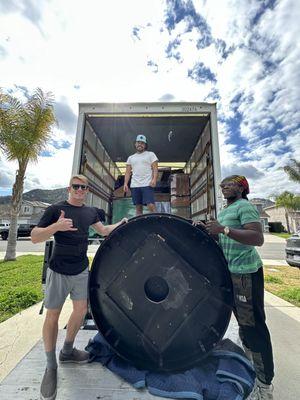 2024 starting off strong. From left to right: Hunter, Andrew, and Anthony.