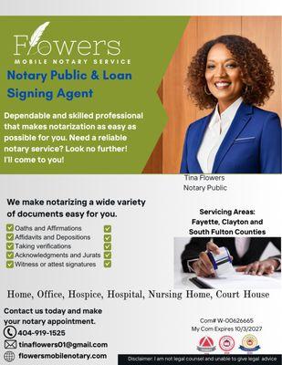 Flowers Mobile Notary Service