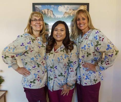 Our wonderful hygienists
Mary, Raiza & Wendy!