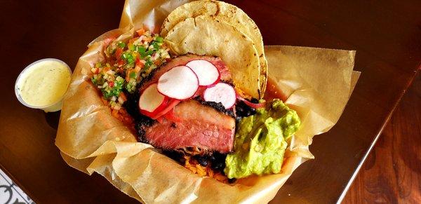 Rice bowl with brisket