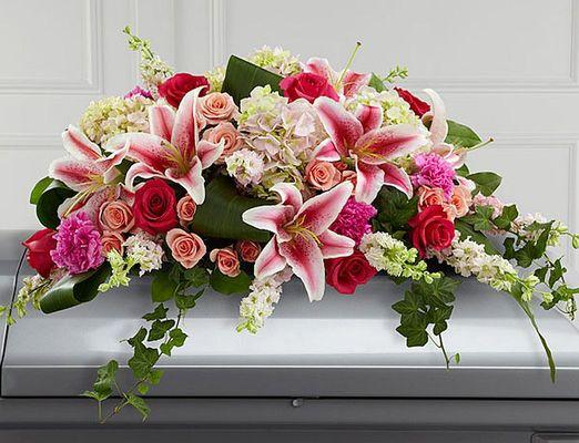 Stargazer Casket Spray