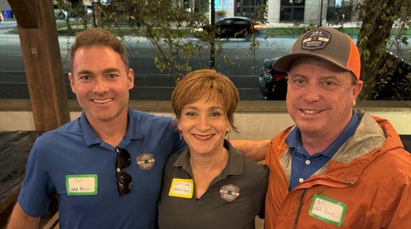 Trident Fence and Ironworks owners - Dan Salera, Corin Clark and Bill Weston