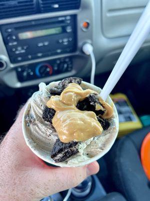 Oreos & Peanut Butter Flurry - Absolutely delicious!!! I'll definitely stop here again whenever I'm the area.