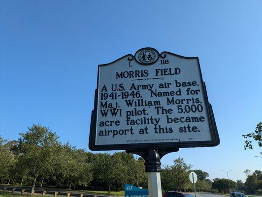 Morris Field Historical Marker