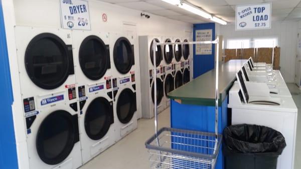 This laundromat is under brand new ownership. We have professional technicians that have totally revamped the store!