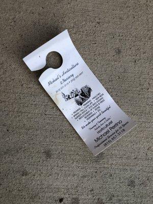 Michael's Horticulture & Nursery