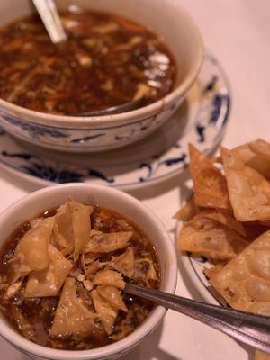 Hot and Egg Drop Soup