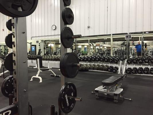 Some of the free weights