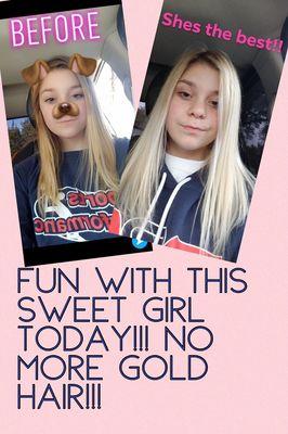 Fixing other peoples messes. This sweet girl was a blast to work with!!!!