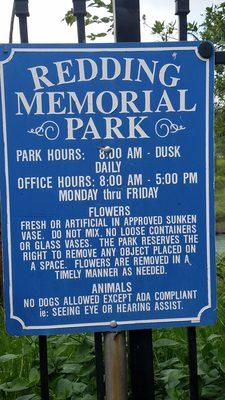 Redding Memorial Park