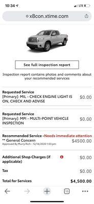 This is the bill as PROOF!