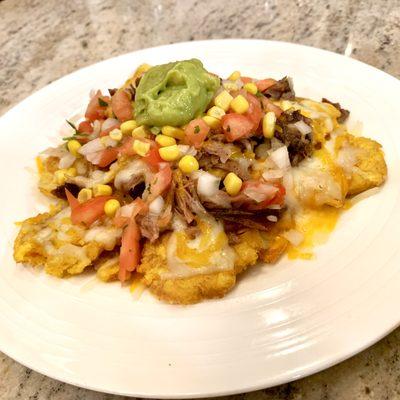 PlataNachos (pernil/pork)