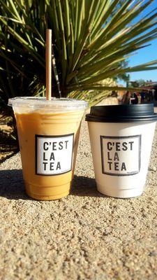 The London fog hot or iced!