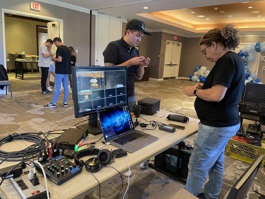 Setting Up Press Junket Multi-cam Shoot