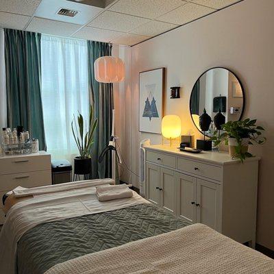Facial Treatment Room in downtown Seattle.
