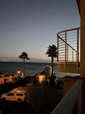 Communal Terrace View at Night