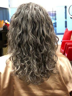 My wavy and non frizzy hair- thank you Pedro!