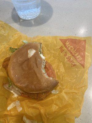 Hot and spicy McChicken