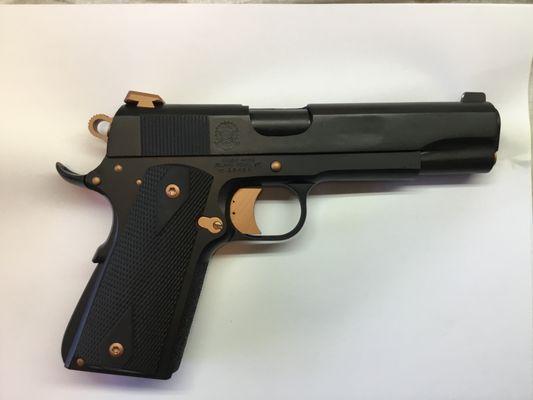 Cerakote job with copper accents