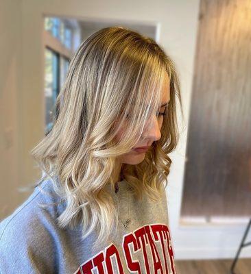 Beige Blonde Balayage by Maddie